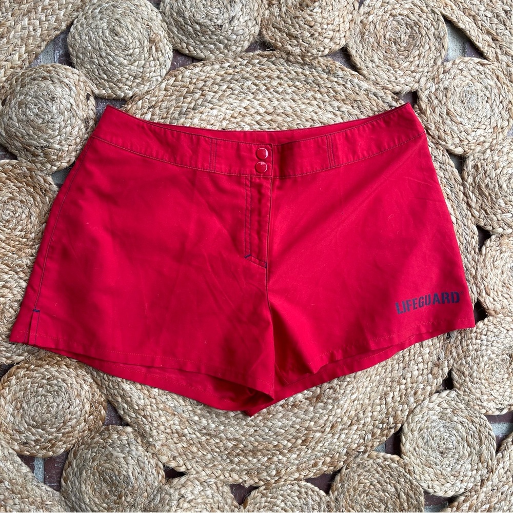 Women's vintage speedo lifeguard swim shorts size 8